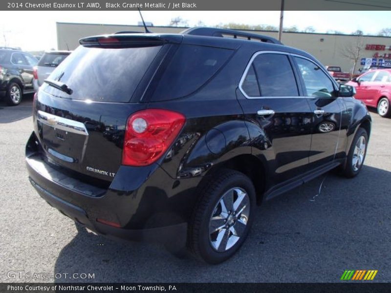 Black Granite Metallic / Jet Black 2014 Chevrolet Equinox LT AWD