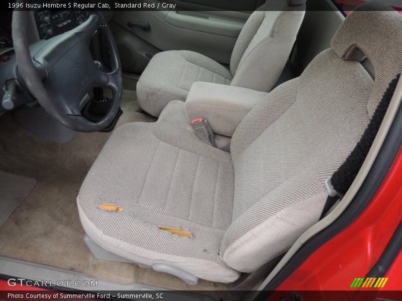 Standard Red / Gray 1996 Isuzu Hombre S Regular Cab