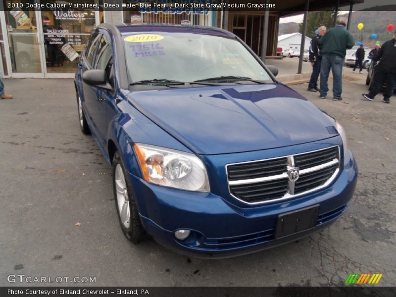 Deep Water Blue Pearl / Dark Slate Gray/Medium Graystone 2010 Dodge Caliber Mainstreet