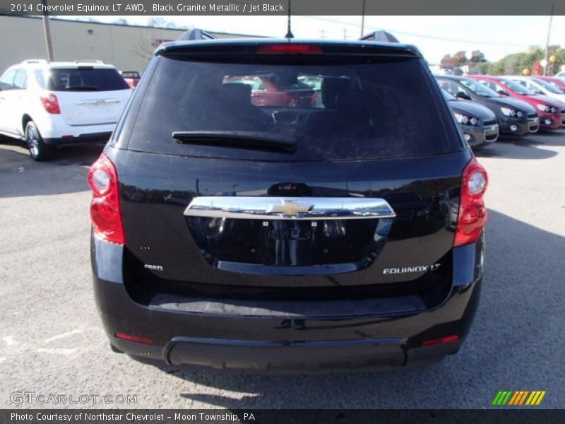 Black Granite Metallic / Jet Black 2014 Chevrolet Equinox LT AWD