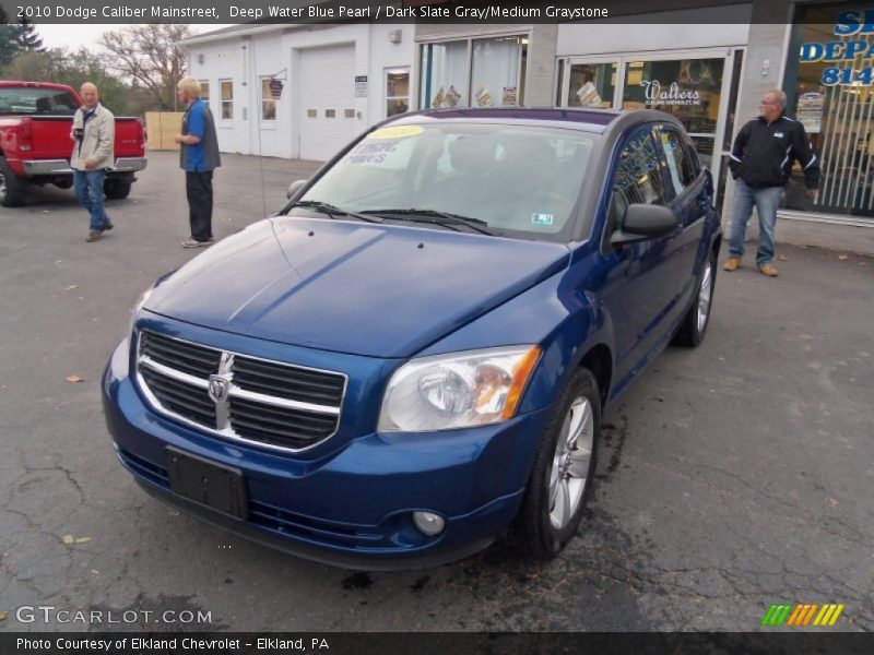 Deep Water Blue Pearl / Dark Slate Gray/Medium Graystone 2010 Dodge Caliber Mainstreet