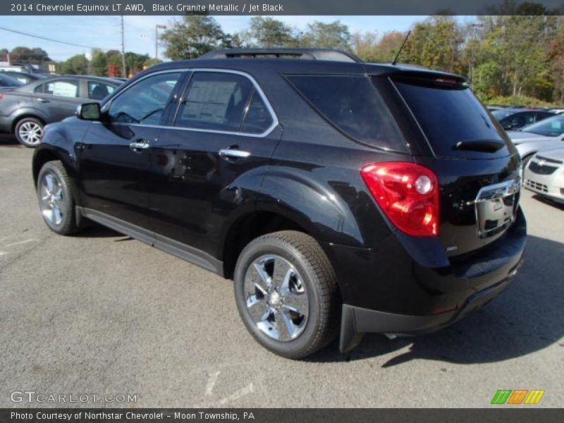 Black Granite Metallic / Jet Black 2014 Chevrolet Equinox LT AWD