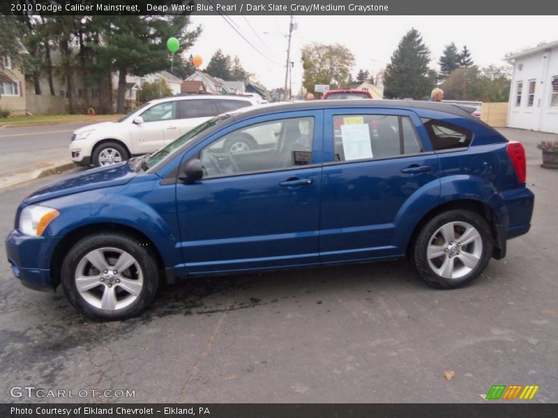 Deep Water Blue Pearl / Dark Slate Gray/Medium Graystone 2010 Dodge Caliber Mainstreet