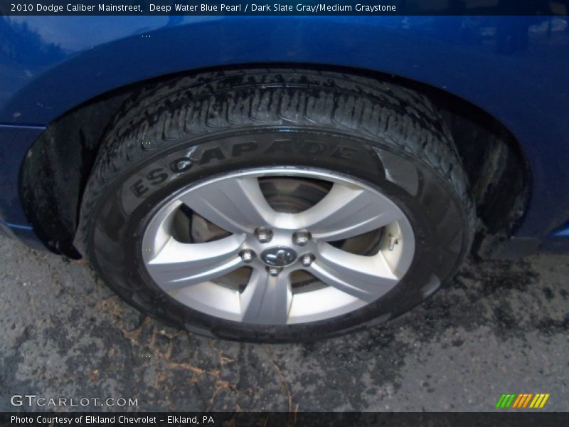 Deep Water Blue Pearl / Dark Slate Gray/Medium Graystone 2010 Dodge Caliber Mainstreet