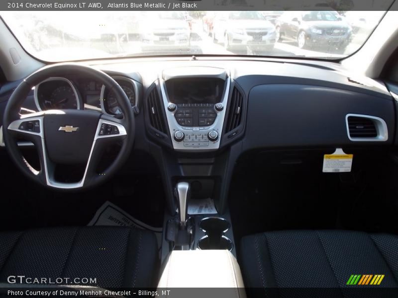 Atlantis Blue Metallic / Jet Black 2014 Chevrolet Equinox LT AWD