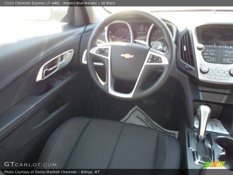 Atlantis Blue Metallic / Jet Black 2014 Chevrolet Equinox LT AWD