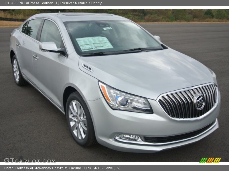Quicksilver Metallic / Ebony 2014 Buick LaCrosse Leather