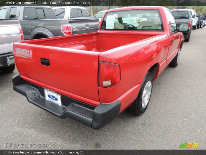 Standard Red / Gray 1996 Isuzu Hombre S Regular Cab