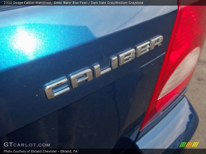 Deep Water Blue Pearl / Dark Slate Gray/Medium Graystone 2010 Dodge Caliber Mainstreet