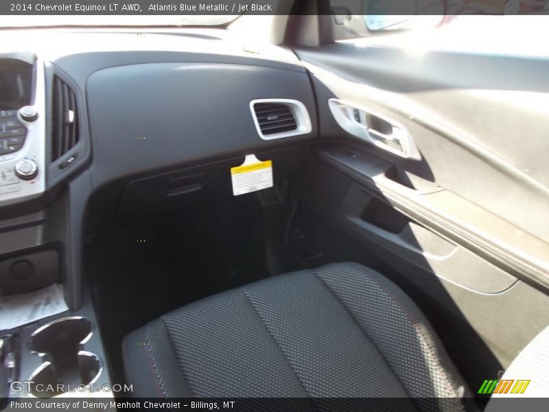 Atlantis Blue Metallic / Jet Black 2014 Chevrolet Equinox LT AWD