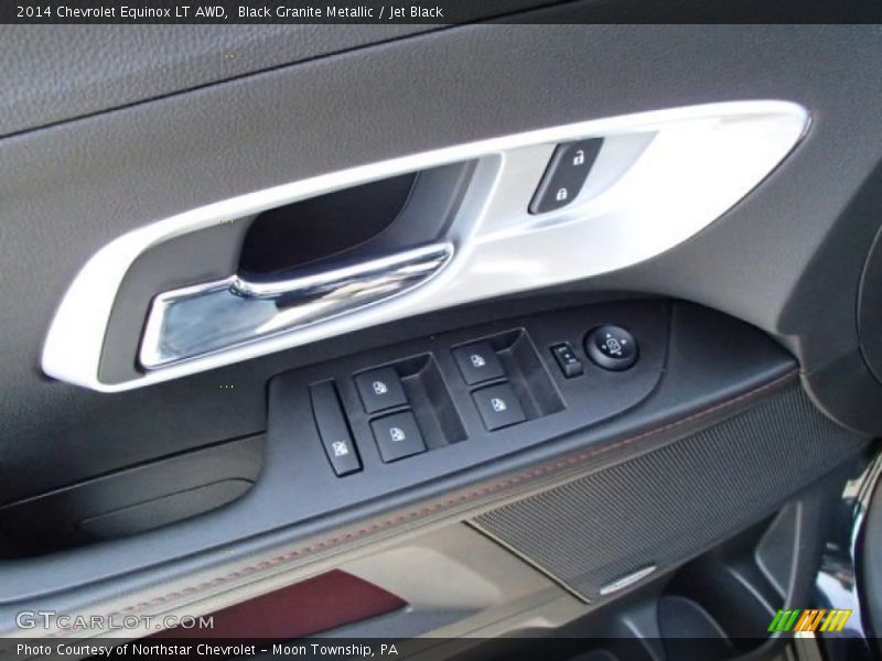 Black Granite Metallic / Jet Black 2014 Chevrolet Equinox LT AWD