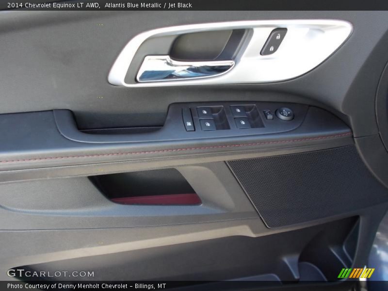 Atlantis Blue Metallic / Jet Black 2014 Chevrolet Equinox LT AWD