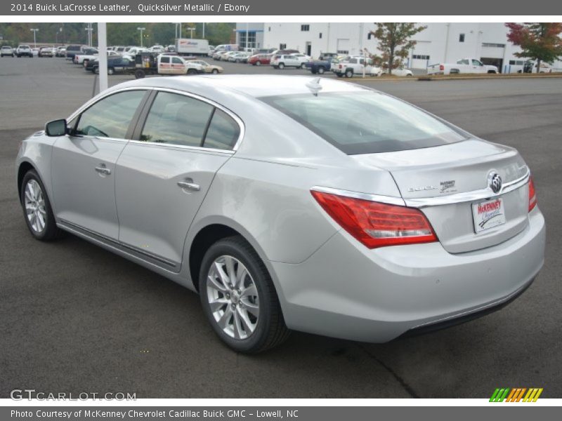 Quicksilver Metallic / Ebony 2014 Buick LaCrosse Leather