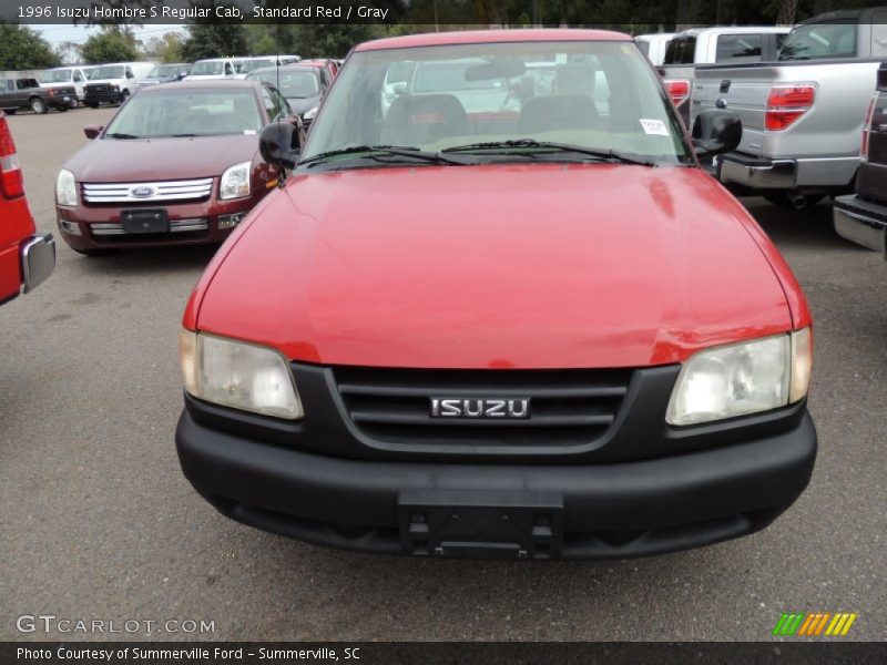 Standard Red / Gray 1996 Isuzu Hombre S Regular Cab