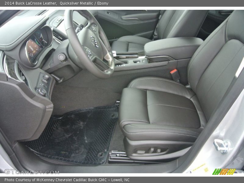Quicksilver Metallic / Ebony 2014 Buick LaCrosse Leather