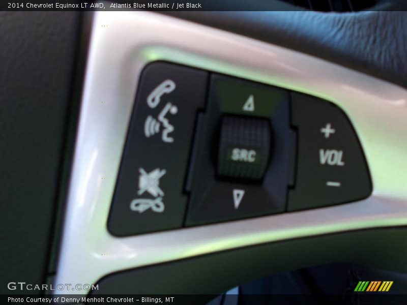 Atlantis Blue Metallic / Jet Black 2014 Chevrolet Equinox LT AWD