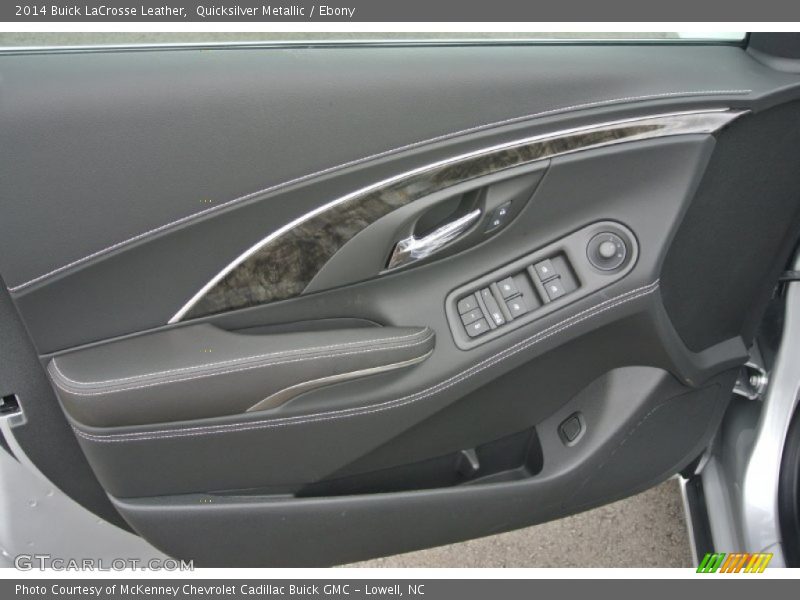 Quicksilver Metallic / Ebony 2014 Buick LaCrosse Leather