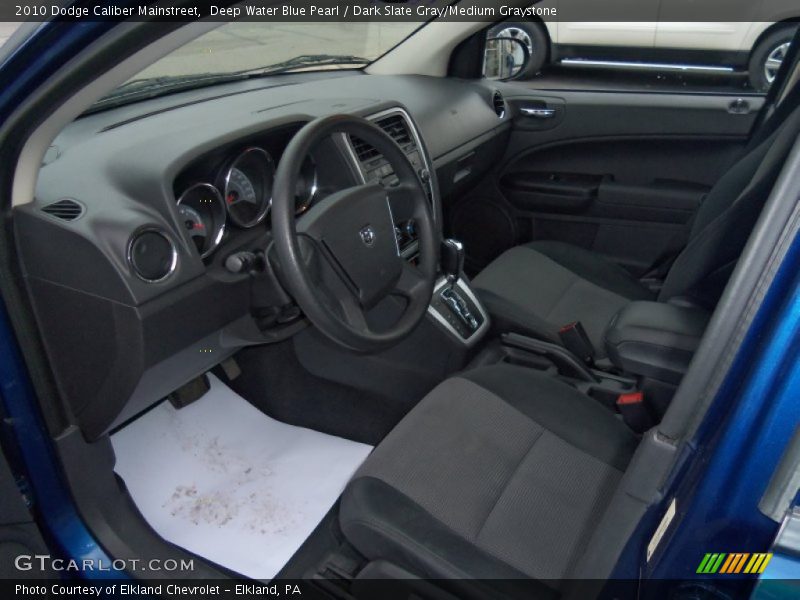 Deep Water Blue Pearl / Dark Slate Gray/Medium Graystone 2010 Dodge Caliber Mainstreet