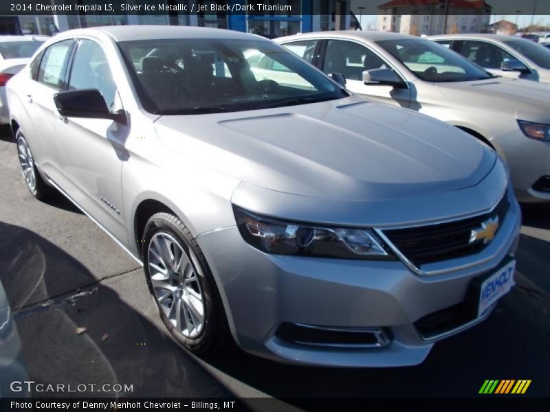 Silver Ice Metallic / Jet Black/Dark Titanium 2014 Chevrolet Impala LS