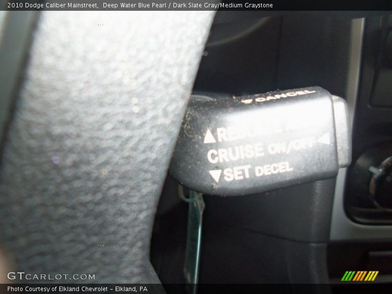 Deep Water Blue Pearl / Dark Slate Gray/Medium Graystone 2010 Dodge Caliber Mainstreet