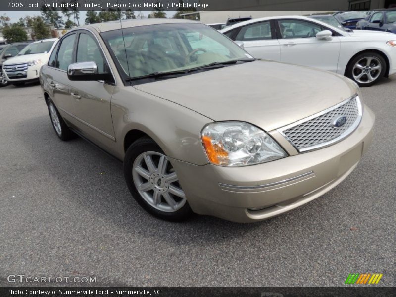 Pueblo Gold Metallic / Pebble Beige 2006 Ford Five Hundred Limited