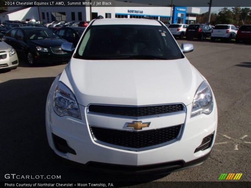 Summit White / Jet Black 2014 Chevrolet Equinox LT AWD