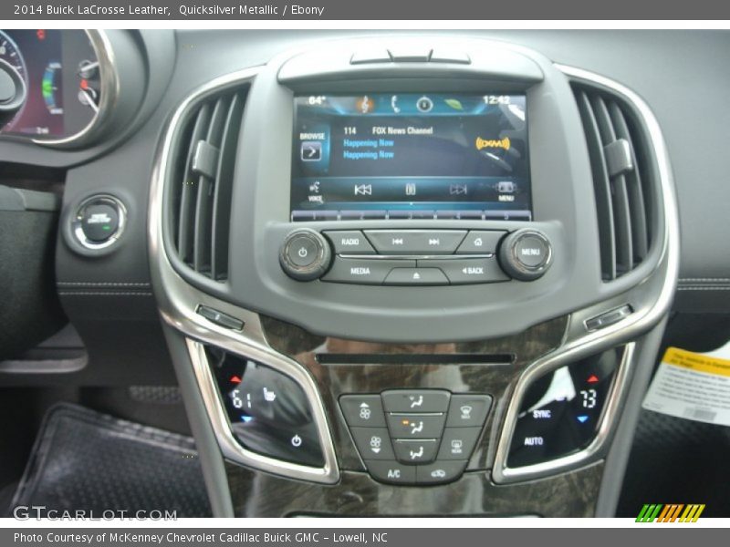 Quicksilver Metallic / Ebony 2014 Buick LaCrosse Leather