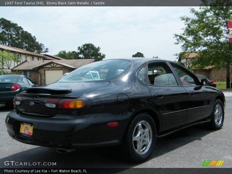 Ebony Black Satin Metallic / Saddle 1997 Ford Taurus SHO