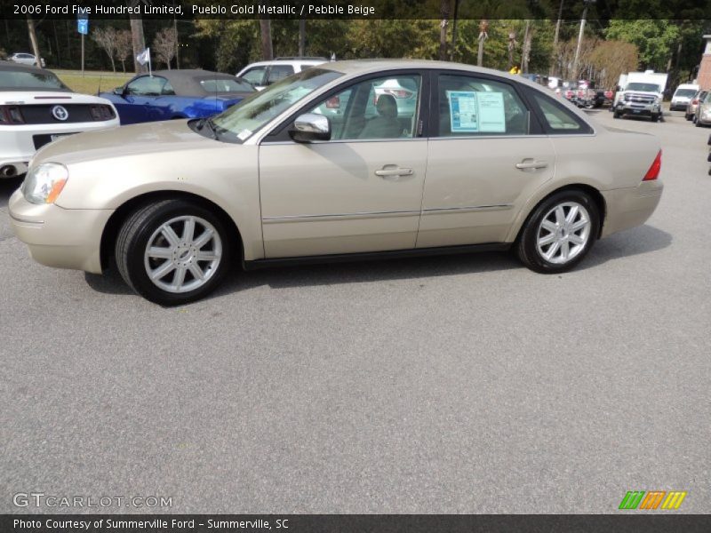 Pueblo Gold Metallic / Pebble Beige 2006 Ford Five Hundred Limited