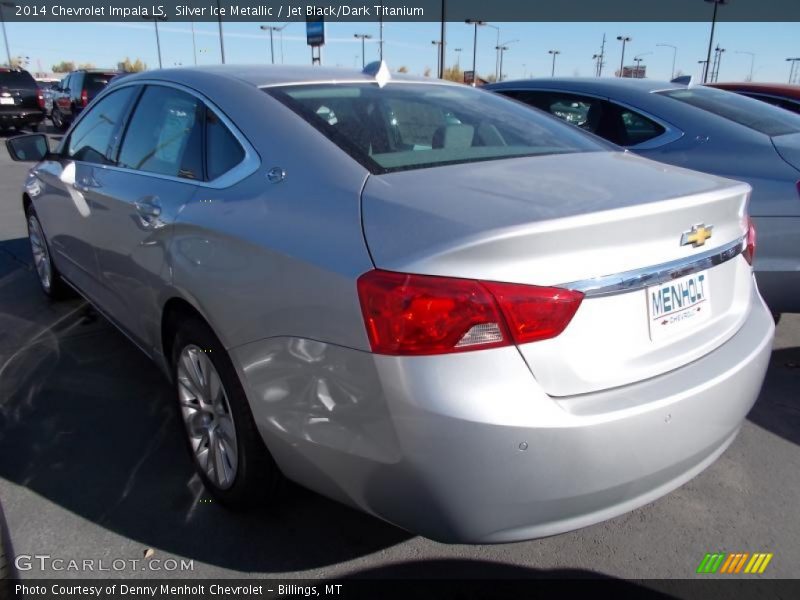 Silver Ice Metallic / Jet Black/Dark Titanium 2014 Chevrolet Impala LS