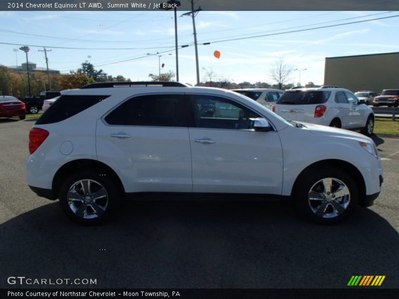 Summit White / Jet Black 2014 Chevrolet Equinox LT AWD