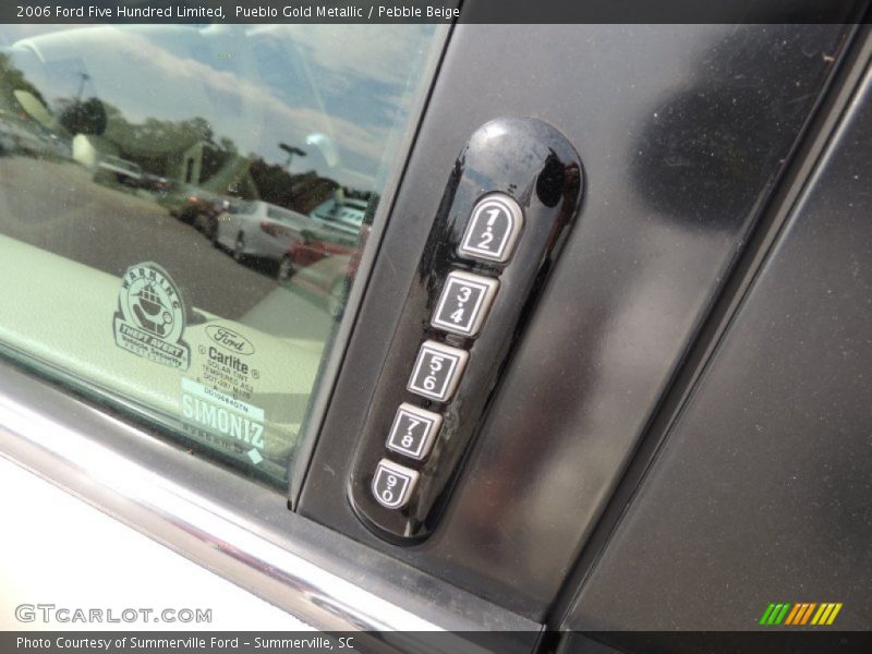 Pueblo Gold Metallic / Pebble Beige 2006 Ford Five Hundred Limited