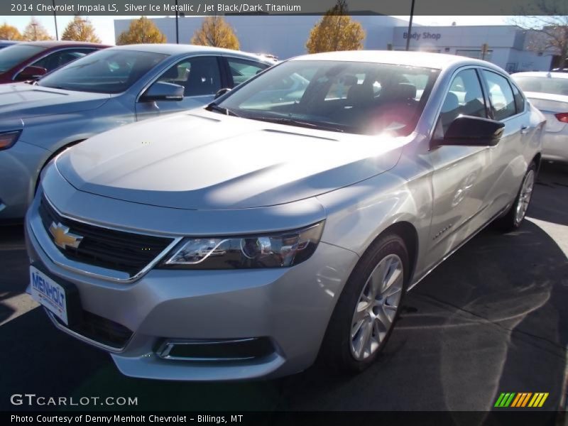 Silver Ice Metallic / Jet Black/Dark Titanium 2014 Chevrolet Impala LS