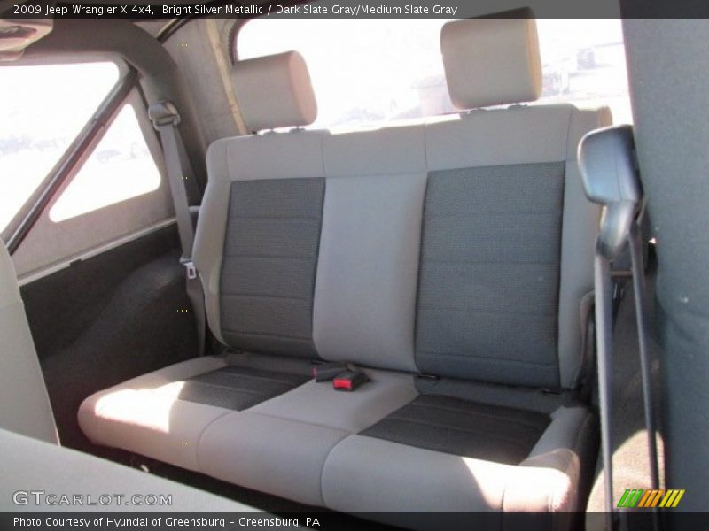 Bright Silver Metallic / Dark Slate Gray/Medium Slate Gray 2009 Jeep Wrangler X 4x4