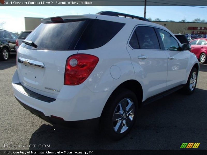 Summit White / Jet Black 2014 Chevrolet Equinox LT AWD