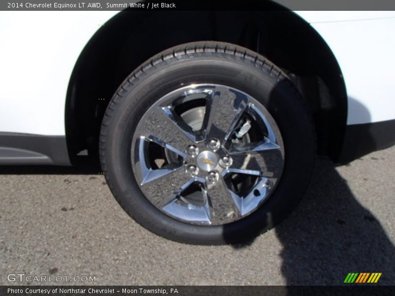 Summit White / Jet Black 2014 Chevrolet Equinox LT AWD