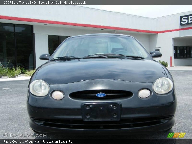 Ebony Black Satin Metallic / Saddle 1997 Ford Taurus SHO