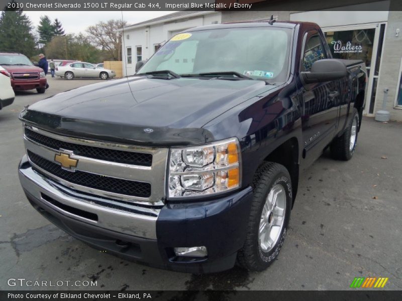 Imperial Blue Metallic / Ebony 2010 Chevrolet Silverado 1500 LT Regular Cab 4x4