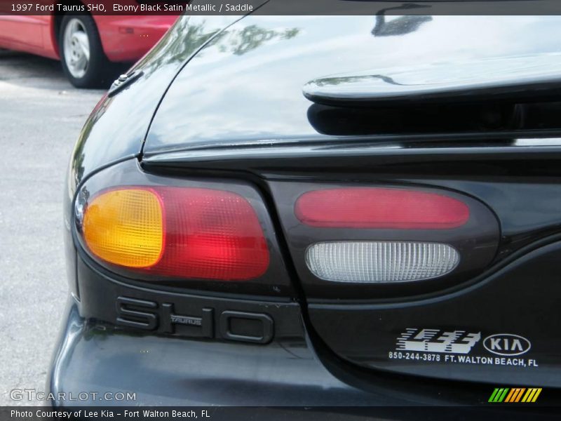 Ebony Black Satin Metallic / Saddle 1997 Ford Taurus SHO