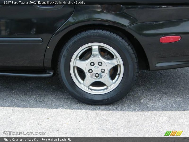 Ebony Black Satin Metallic / Saddle 1997 Ford Taurus SHO