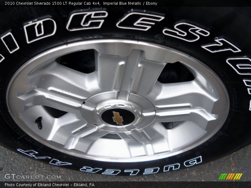 Imperial Blue Metallic / Ebony 2010 Chevrolet Silverado 1500 LT Regular Cab 4x4