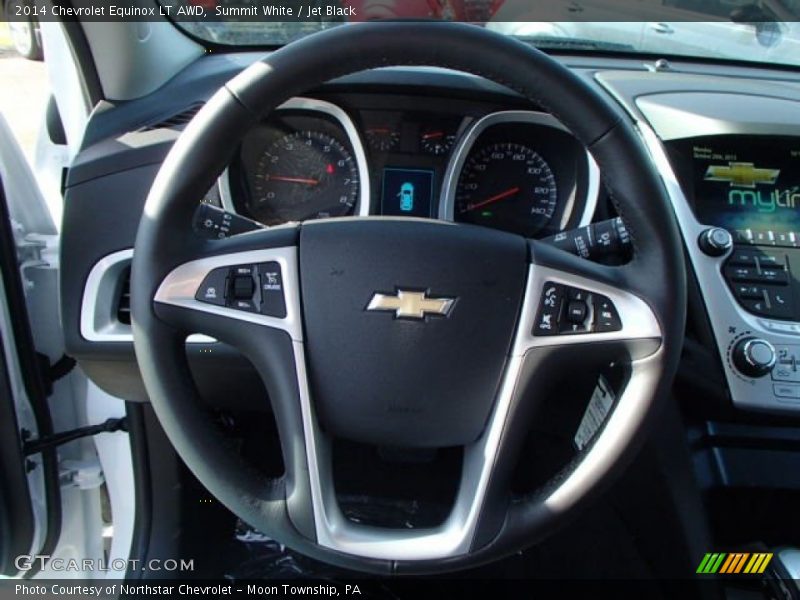 Summit White / Jet Black 2014 Chevrolet Equinox LT AWD