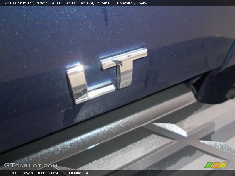 Imperial Blue Metallic / Ebony 2010 Chevrolet Silverado 1500 LT Regular Cab 4x4