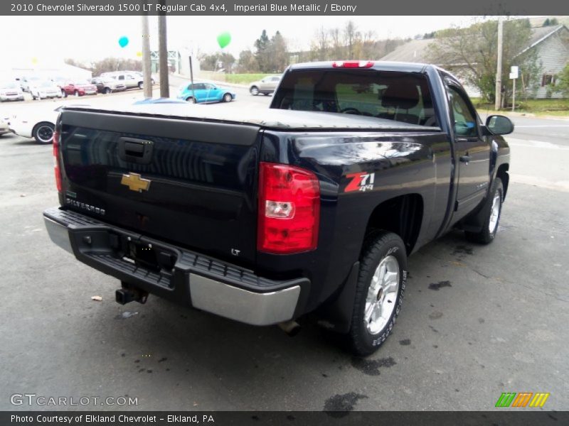 Imperial Blue Metallic / Ebony 2010 Chevrolet Silverado 1500 LT Regular Cab 4x4