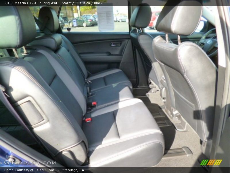 Stormy Blue Mica / Black 2012 Mazda CX-9 Touring AWD