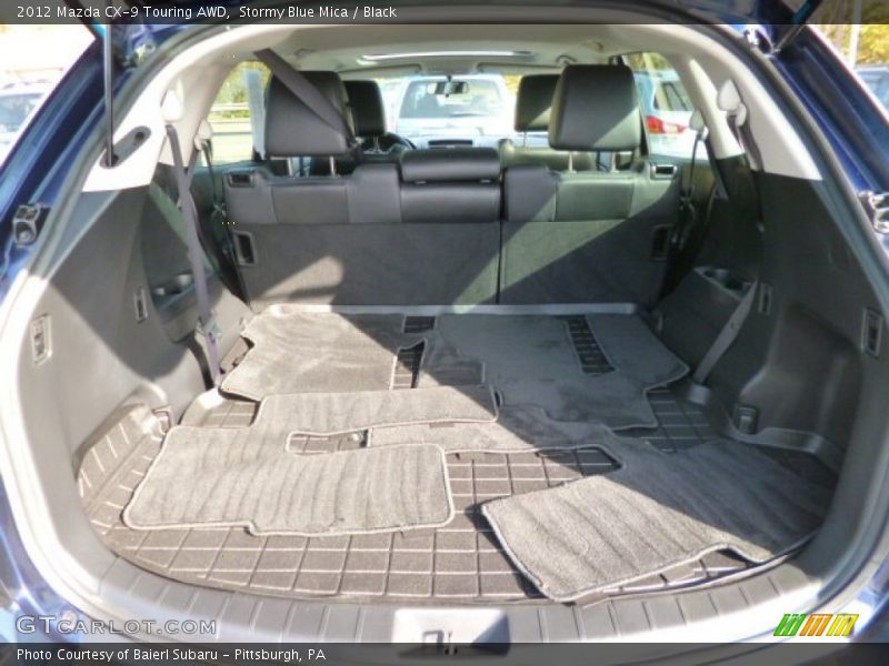 Stormy Blue Mica / Black 2012 Mazda CX-9 Touring AWD