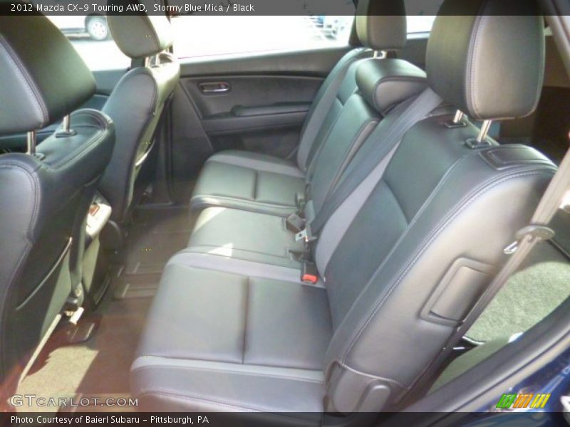 Stormy Blue Mica / Black 2012 Mazda CX-9 Touring AWD
