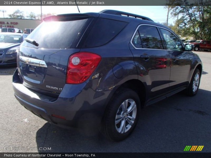 Atlantis Blue Metallic / Jet Black 2014 Chevrolet Equinox LT AWD