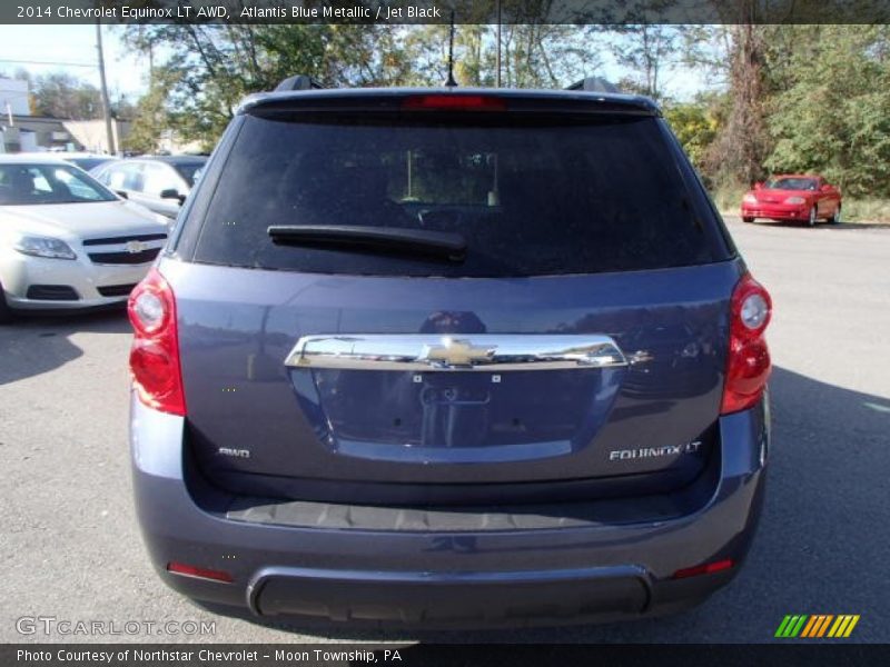 Atlantis Blue Metallic / Jet Black 2014 Chevrolet Equinox LT AWD