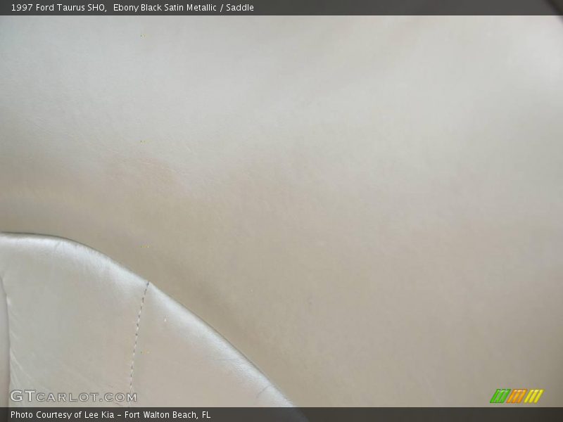 Ebony Black Satin Metallic / Saddle 1997 Ford Taurus SHO